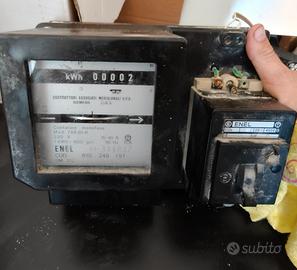 Vecchio contatore Enel vintage