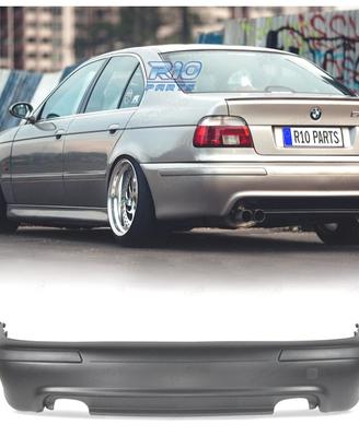 PARAURTI POSTERIORE BMW E39 LOOK M5 DOPPIA USCITA