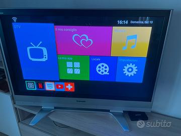 TV Panasonic 50" +  Smart Decoder DVB-T2