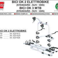 Portabici da portellone posteriore Jeep Renegade