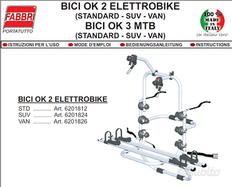 Portabici da portellone posteriore Jeep Renegade