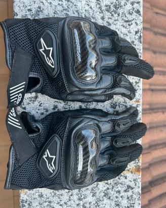 GUANTI DA MOTO ALPINESTARS CON NOCCHE CARBONIO