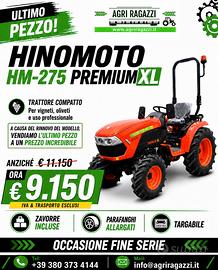 HINOMOTO HM-275 - PREMIUM XL - ULTIMO PEZZO