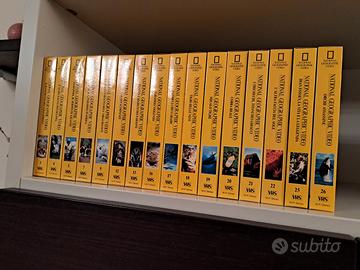 Collezione videocassette VHS National Geographic