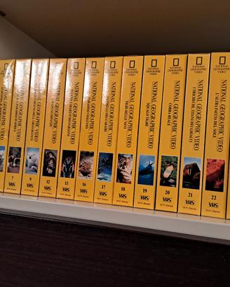 Collezione videocassette VHS National Geographic