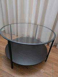 Tavolino da salotto rotondo design moderno- 