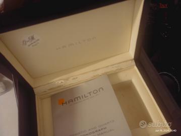 Hamilton jazzmaster scatola e garanzia