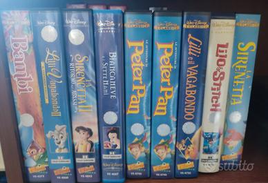 Varie vhs disney Sirenetta, Aristogatti 