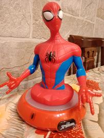 Spider-man lampada da tavola a batteria