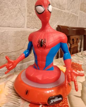 Spider-man lampada da tavola a batteria