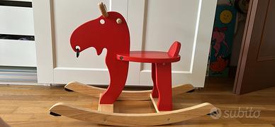 Alce cavallo a dondolo ekorre Ikea