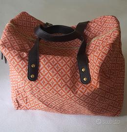 Borsa grande in tela grezza 
