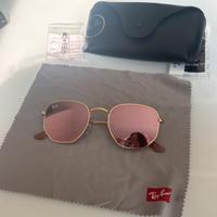 Occhiali da sole Ray-ban rosa come nuovo