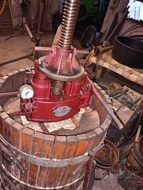 Torchio idraulico per uva