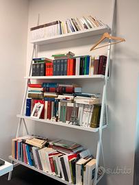 Libreria design metallo bianco