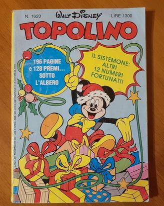 Topolino libretto Disney n.1620 14 Dicembre 1986