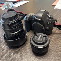 Fotocamera Canon EOS 6D + obiettivo EW-83H + 50mm