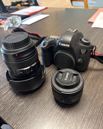 Fotocamera Canon EOS 6D + obiettivo EW-83H + 50mm