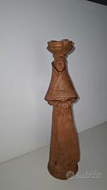 Scultura Donna Terracotta Firmata 35 cm 