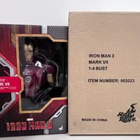 lotto 2 busti Iron Man Mark VII + Iron Patriot