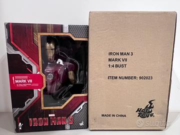 lotto 2 busti Iron Man Mark VII + Iron Patriot