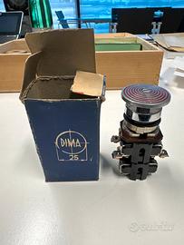 Pulsante  D’ARRESTO BRETER VINTAGE CON SCATOLA