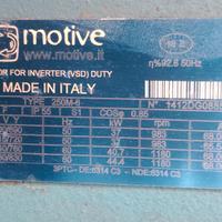 Motore elettrico 34 kw