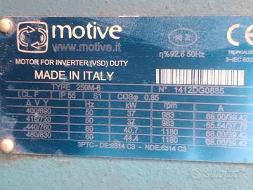 Motore elettrico 34 kw