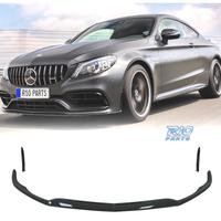 SPOILER LIP MERCEDES W205 C205 15-21 LOOK C63 NERO
