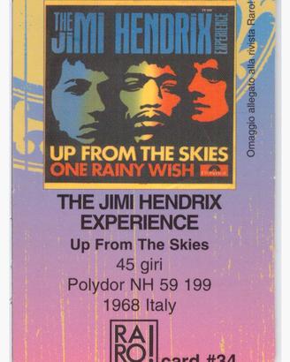 Card n. 34 allegata Rivista Raro -The Jimi Hendrix