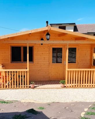 CASETTA DI LEGNO HEAVEN - 530x570x268h 2 LOCALI