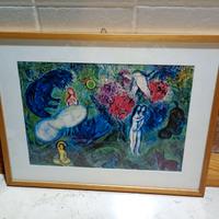 Quadretto incorniciato "Il paradiso" M.Chagall