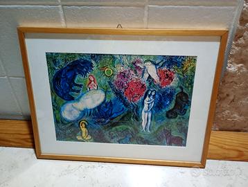 Quadretto incorniciato "Il paradiso" M.Chagall
