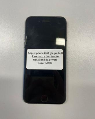 Apple Iphone 8 64 GB usato BLACK