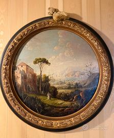 Coppia Dipinti - L. De Santis - Paesaggi