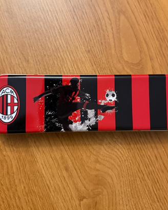 Portapenne in metallo AC Milan