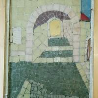 Mosaici in vetro Paesaggio Borgo Antico Italia