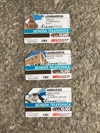 Schede telefoniche regioni