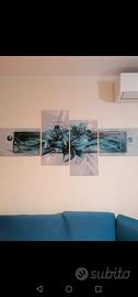 Quadro moderno GIGANTE (205 cm) - 4 pannelli