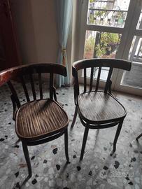 Coppia sedie antiche FISCHEL originali primo '900