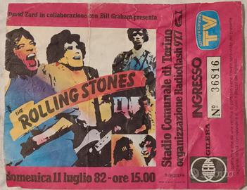 Rare Ticket / Biglietto Rolling Stones trattabile