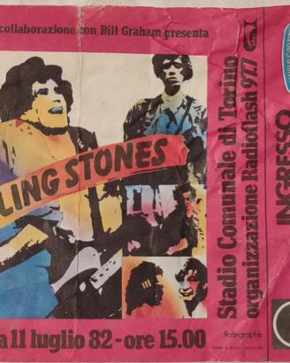 Rare Ticket / Biglietto Rolling Stones trattabile