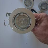 7 faretti incasso bianchi come nuovi