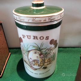 Humidor Gérard Père et Fils, in porcellana