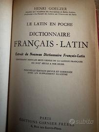 Dizionario Francese Latino