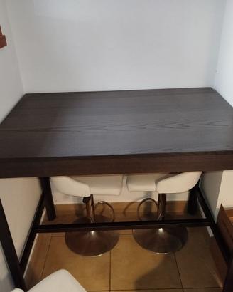 Tavolo alto IKEA + 4 sgabelli