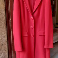 Cappotto rosso in lana