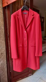 Cappotto rosso in lana