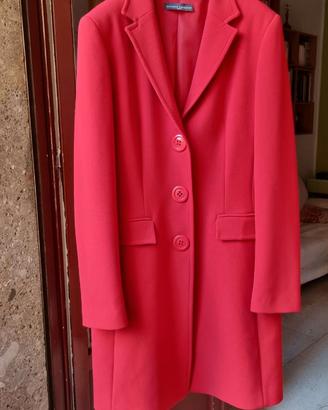 Cappotto rosso in lana