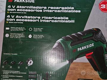 Avvitatore a batteria Parkside PasD7 ricaricabile